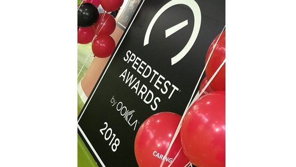 The Speedtest Award by Ookla is given to top providers and is determined using a Speed Score which incorporates a measure of each provider’s download and upload speed to rank network speed performance.
