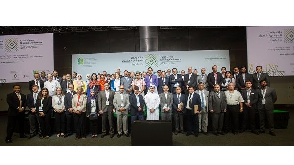 المشاركون في المؤتمر الأول لمجلس قطر للمباني الخضراء، الذي نُظم خلال العام الماضي