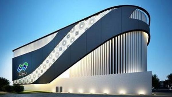 The district cooling plant, currently under fast track construction staging, will have an ultimate capacity of 60,000 Tonnes of Refrigeration. The district cooling plant, currently under fast track construction staging, will have an ultimate capacity of 60,000 Tonnes of Refrigeration.