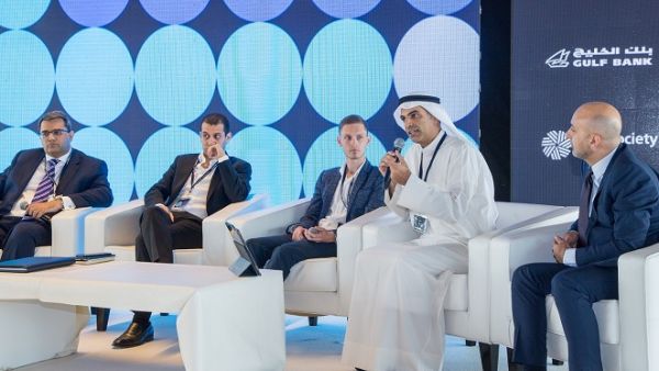 During the event, Mr. Tareq Al-Saleh, Assistant General Manager for Investments at Gulf Bank, discussed financial technology and robo-advisory in the region. During the event, Mr. Tareq Al-Saleh, Assistant General Manager for Investments at Gulf Bank, discussed financial technology and robo-advisory in the region.
