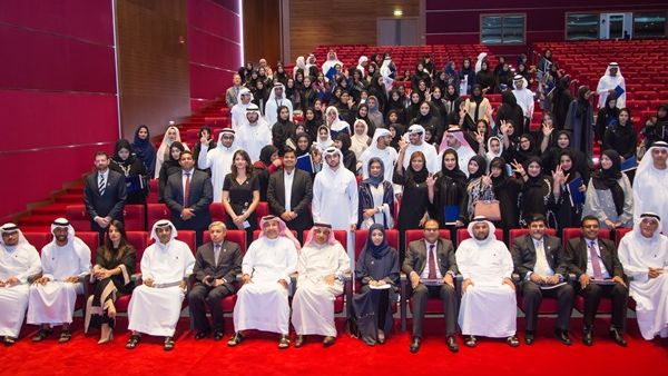 During the graduation ceremony