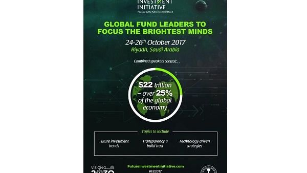 The invitation-only Future Investment Initiative (FII) will be held in Riyadh on October 24-26.