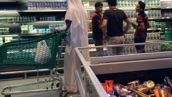 The country is working to double local production of food items within a year of the beginning of the blockade. (AFP)