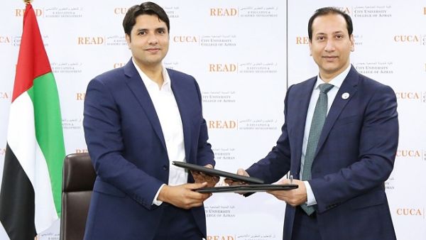 During the signing ceremony
