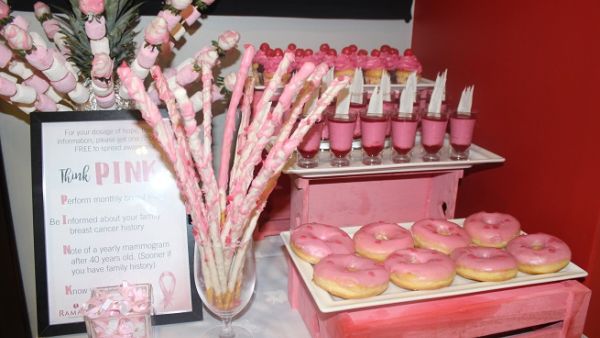 The brunch will feature a Pink and Facts Corner with important information about breast cancer, alongside handcrafted pastries and sweets in varying hues. The brunch will feature a Pink and Facts Corner with important information about breast cancer, alongside handcrafted pastries and sweets in varying hues.