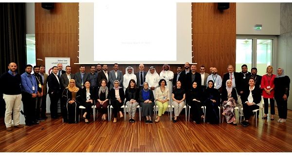 خبراء وباحثون خلال إطلاق "تجمع بحوث برنامج قطر جينوم" في الأسبوع الماضي