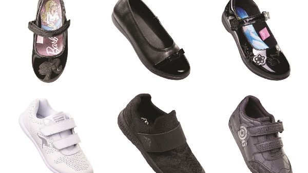 Light-weight and flexible soles have been tailored to ensure roomy interiors and comfort for growing and active feet. 
