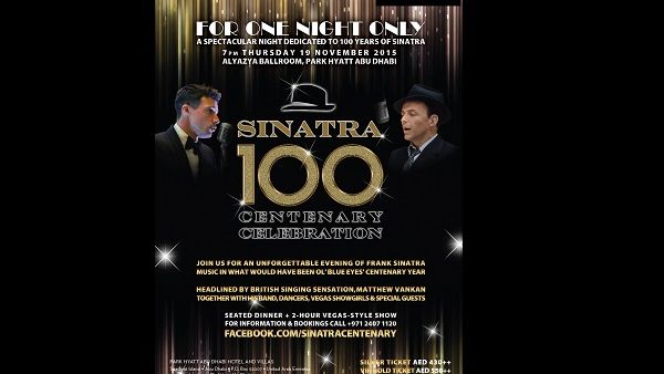 Sinatra Centenary Abu Dhabi Flyer Sinatra Centenary Abu Dhabi Flyer