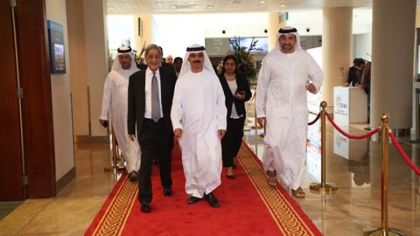 Sultan Ahmed bin Sulayem, DP World Group Chairman, during the inauguration 
