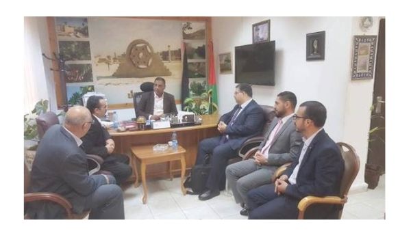 خلال زيارة الوفد 