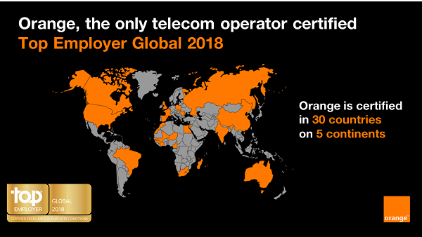 30 Orange countries and territories on 5 continents within the Group’s footprint were involved in the process and made it a success.