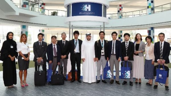 Visiting delegate from Toyota Communication Systems to HBMSU campus