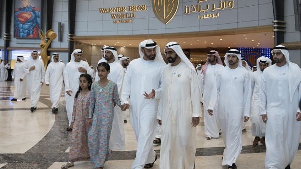 Their Highnesses attended the official inauguration ceremony, which took place in the Warner Bros. Plaza at Warner Bros. World Abu Dhabi. Their Highnesses attended the official inauguration ceremony, which took place in the Warner Bros. Plaza at Warner Bros. World Abu Dhabi.
