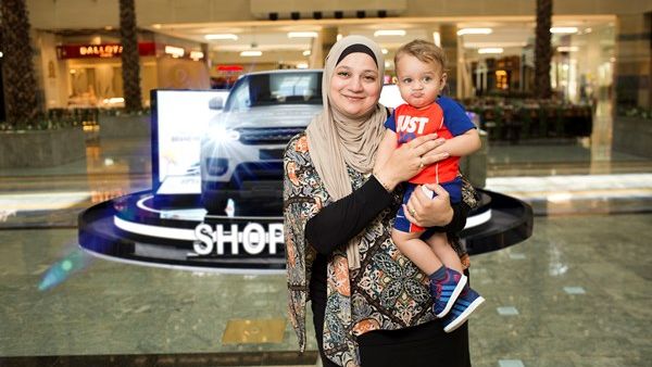 Winner of City Centre Mirdif Range Rover draw
