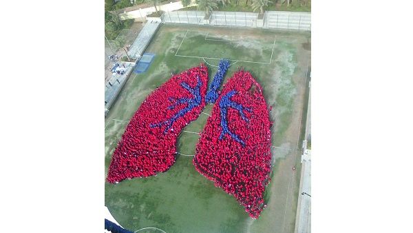 World's Largest Human Image of an Organ - GEMS Cambridge students World's Largest Human Image of an Organ - GEMS Cambridge students