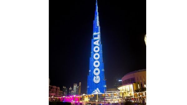 Featuring the flag of the goal-scoring nation as well, the scoreboard will be updated for football lovers to catch up with the action set against the backdrop of The Dubai Fountain.