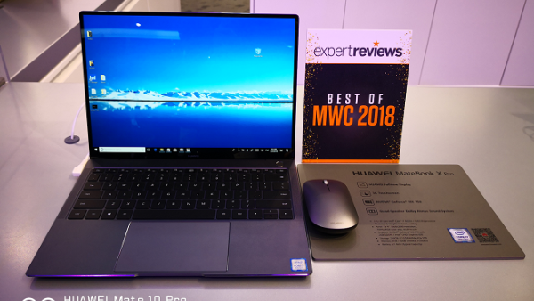 Trusted Reviews awarded the HUAWEI MateBook X Pro a “Best of MWC” title. 