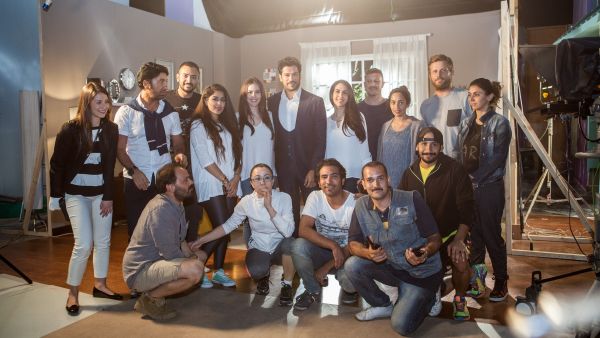 With the Turkish actor Burak Ozcivit