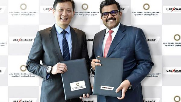 The memorandum of understanding was signed by Promoth Manghat, chief executive officer of UAE Exchange Group, and Richard Teng, chief executive officer of the Financial Services Regulatory Authority (FSRA) of ADGM.