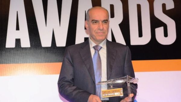Mohamad Z. Jawhar, Al Jaber & Partners Managing Director was presented with an award for The Health and Safety Initiative of the Year at the first Construction Week Awards ceremony