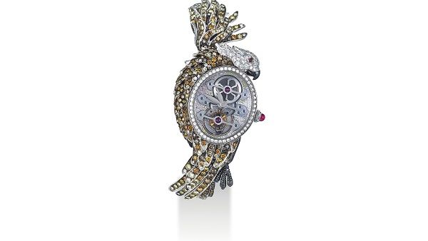 Lot 37 Boucheron a unique and exceptional 18k white gold And diamond-set Tourbillon Wristwatch Lot 37 Boucheron a unique and exceptional 18k white gold And diamond-set Tourbillon Wristwatch