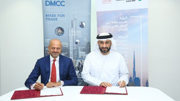 Officials at the signing ceremony in Dubai.