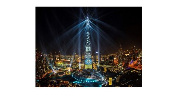 Emaar's 'Light Up 2018' the Guinness World Record for the 'largest light and sound show on a single building', staged on Burj Khalifa.