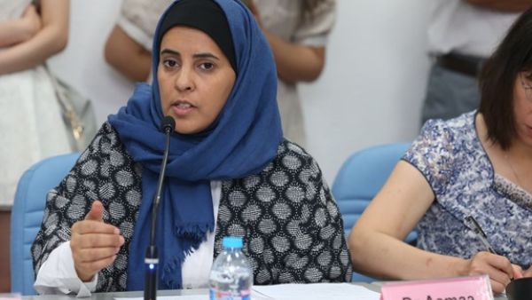 Dr Asmaa Al-Fadala, Director of Research, WISE, speaking in Beijing