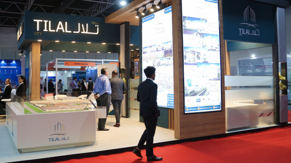 Tilal stand at the Dubai Property Show in Mumbai, India