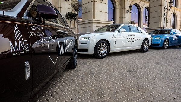 MAG Property Development will become the owner of the biggest fleet of Rolls-Royce Ghost model cars in the Middle East region.