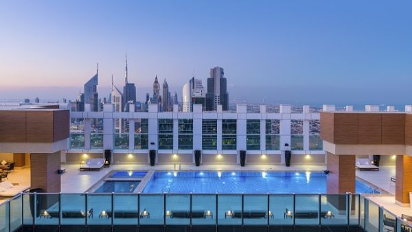 The session will be held beside the swimming pool on the hotel’s 54th floor terrace. The session will be held beside the swimming pool on the hotel’s 54th floor terrace.