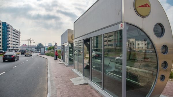 The shelters are part of a project for 400 air-conditioned bus shelters covering various areas of Dubai. (Shutterstock)