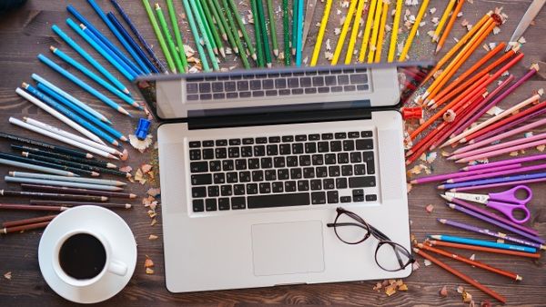 Is your portfolio layout overwhelming? Does it steal focus from your designs? (Shutterstock)