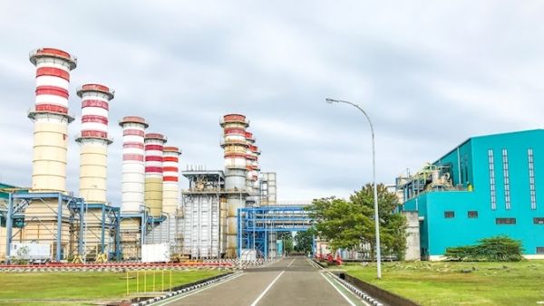 Muara Tawar combined cycle power plant in West Java, Indonesia. Muara Tawar combined cycle power plant in West Java, Indonesia.