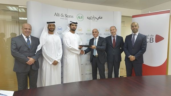 Mr. Mazen Zo’mot, Head of Wholesale Banking in Abu Dhabi and Al Ain for ADCB also commented saying, “We are honored to be chosen by Ali & Sons as their strategic partner in developing cash management services for the company.