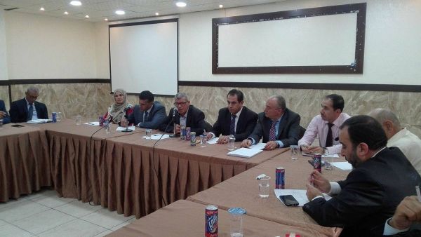 اول اجتماع للجنة فلسطين في نقابة المحامين الاردنيين