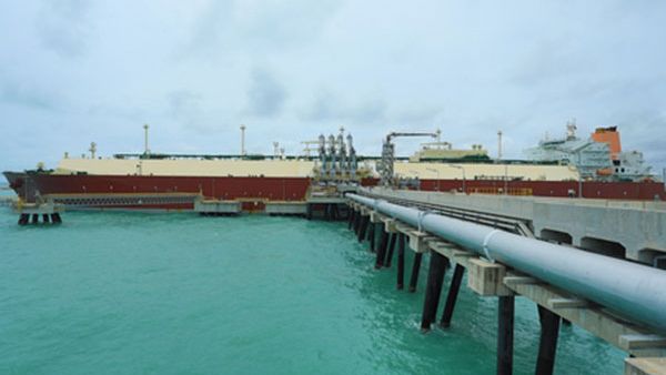 The cargo arrived on board the Q-Max LNG vessel, Bu Samra, at Thailand’s Map Ta Phut LNG receiving terminal. (File photo)