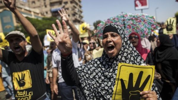 Protests over the Rabaa Massacre in Cairo (AFP / File)