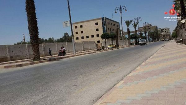 Raqqa Is Being Slaughtered Silently posted a photo on Twitter of empty streets in the provincial city under Daesh. (Twitter)