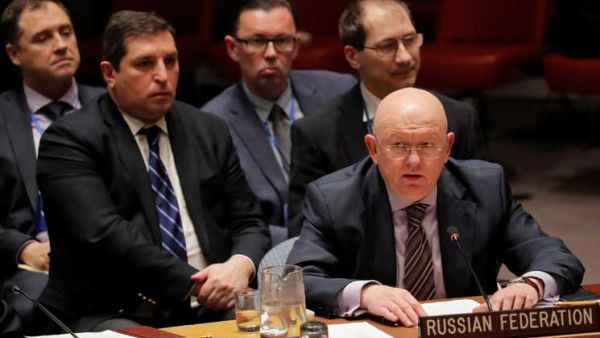 مندوب روسيا بالأمم المتحدة يتهم التحالف الدولي بالاستيلاء على الرقة
