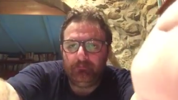 The Lebanese entertainer had a message for the Sunni hard-line cleric Saturday night: 'Beirut will never miss you.' (YouTube)