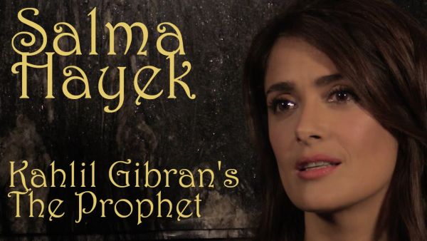 Hayek will be attending the screening of "The Prophet" in Lebanon this month. (Image: YouTube screenshot)