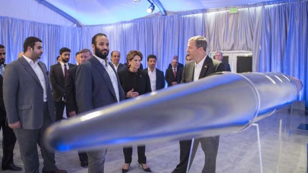 بن سلمان يبحث مع شركة أمريكية‎ توطين تقنيات الدفاع والأقمار الصناعية