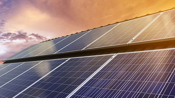 Solar panels. Solar panels.