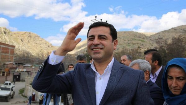 Selahattin Demirtas, co-chair of the People's Democratic Party (HDP) was detained along with 11 other legislators. (AFP/File)