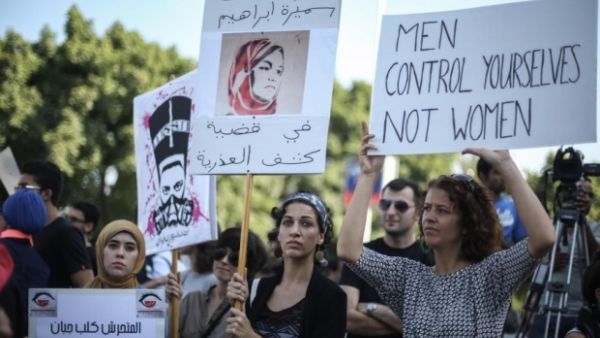 99.3 percent of Egyptian women have experienced some form of sexual harassment (AFP)