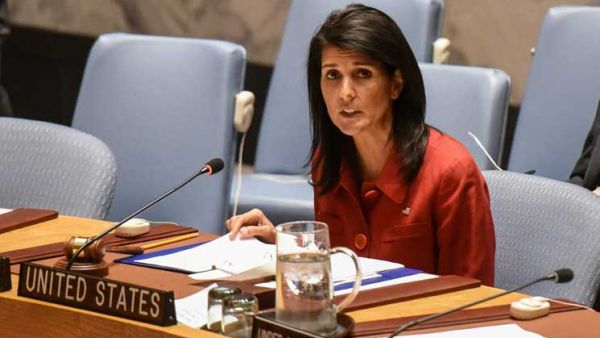  نيكي هيلي السفيرة الأمريكية لدى الأمم المتحدة