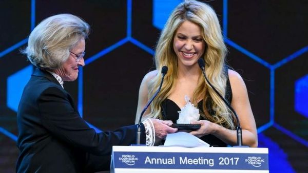 Shakira urges Davos elite to nurture future leaders. (Khaleej Times)