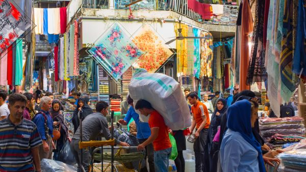 People at Tehran Grand Bazaar in Tehran, Iran (Shutterstock) People at Tehran Grand Bazaar in Tehran, Iran (Shutterstock)
