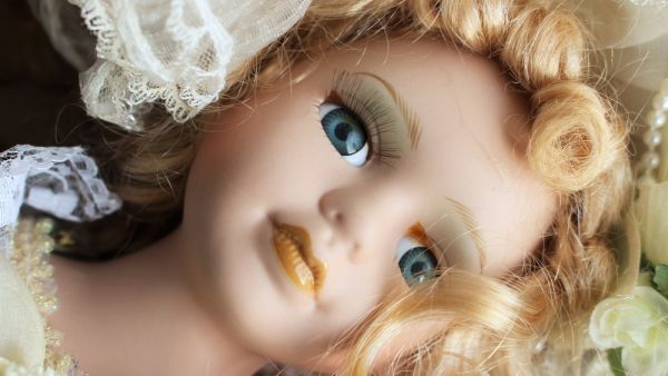 Porcelain doll face (Shutterstock)